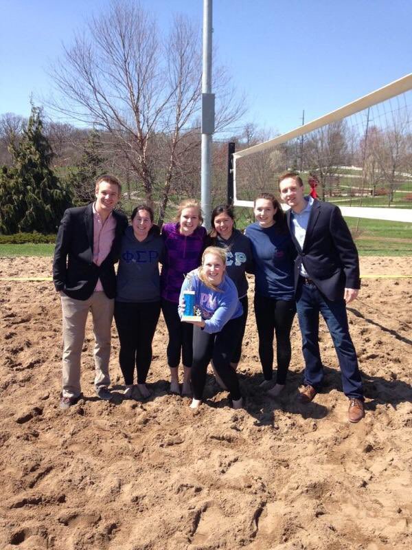 PurduePhiRho's tweet photo. Congrats to these sisters for taking the trophy at the @AKLatPurdue Philanthropy Sand Volleyball Tournament!! https://t.co/RQX3jdDttB