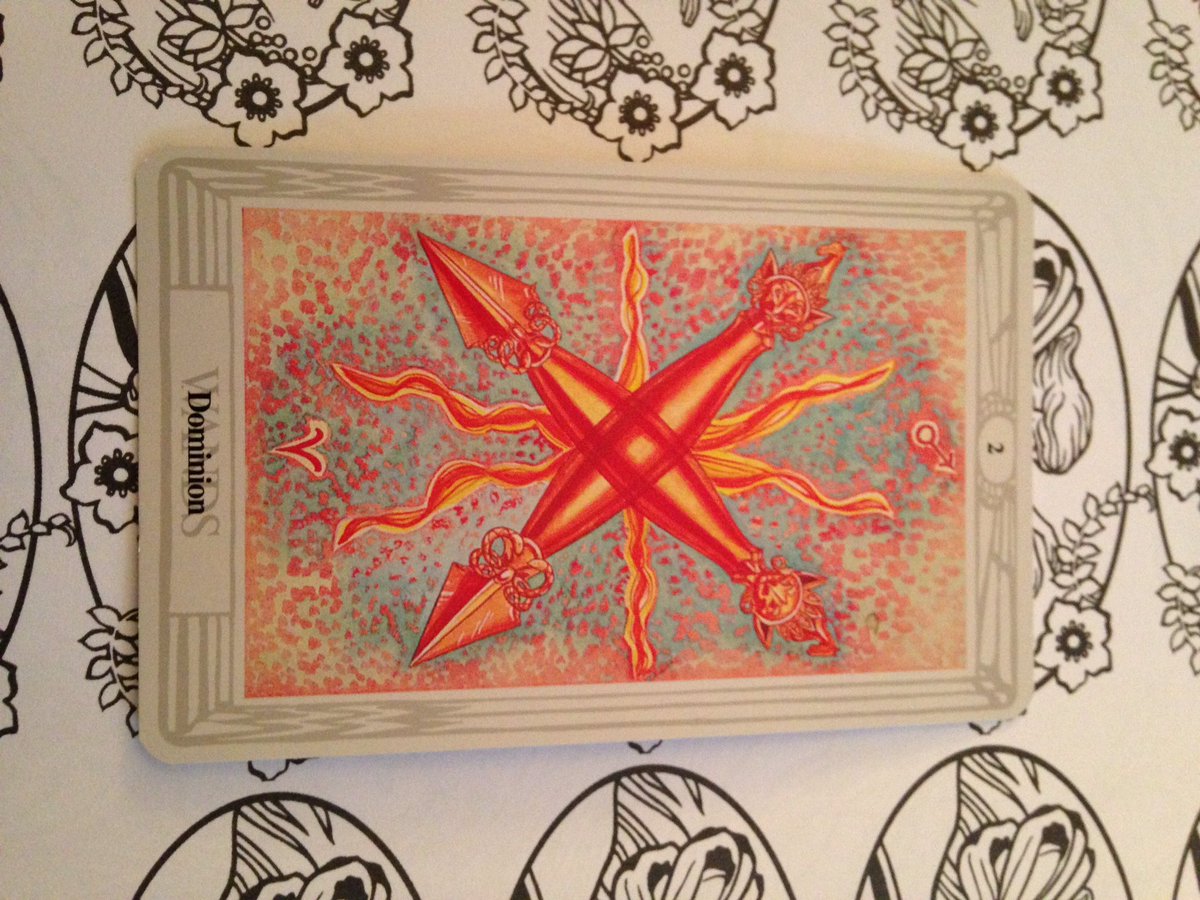CaribbeanTarot's tweet image. #dailyDraw #ThothDeck I am in control of my life. I choose the direction my energy flows. I am powerful to choose.