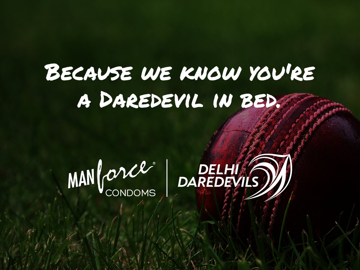 ManforceIndia's tweet photo. We at #ManforceCondoms are proud to announce ourselves as the principal sponsor of @DelhiDaredevils #BeADareDevil https://t.co/gOb03a6rxy