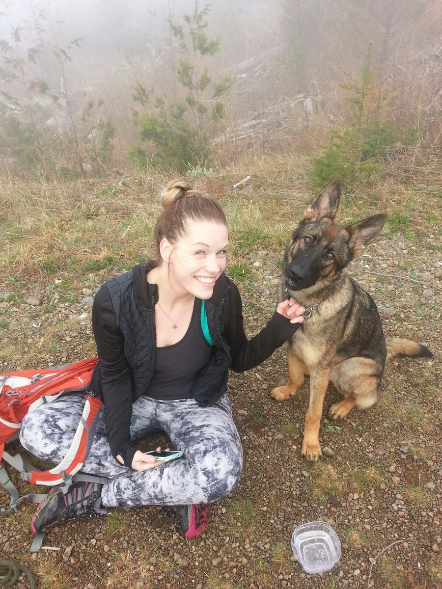 LongDogMelissa's tweet photo. #PNW #FirstHikeOfTheYear #GSD #GermanShepherd #MommasGirl #10MonthsOld https://t.co/CXGUiObmnx