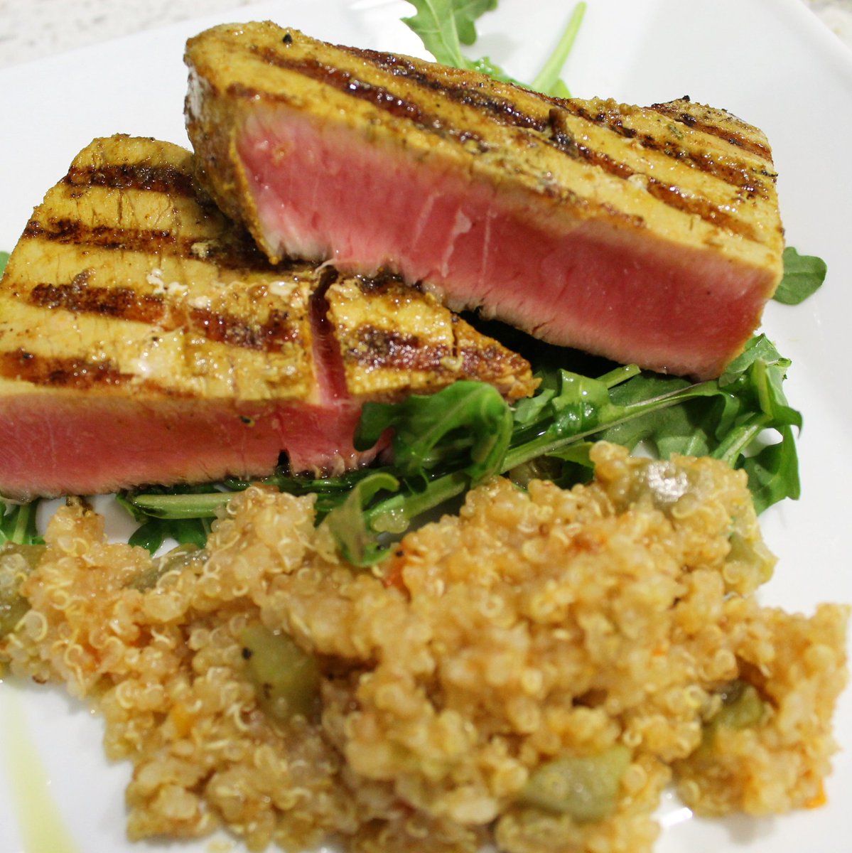 CrowdCookbook's tweet image. With tuna's powerful flavour you won't even miss steak (maybe)! #healthy #vegetarian #cooking #fish #foodie