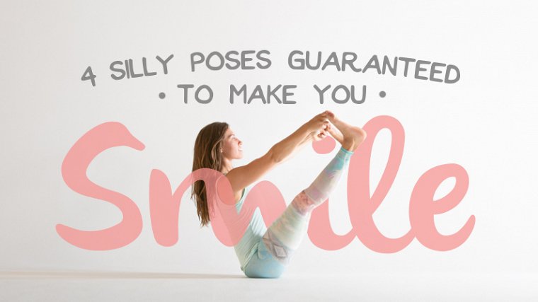 YI_Mag's tweet photo. Who says #yoga can't get silly? Try these 4 poses! https://t.co/9yezfjZBGf https://t.co/CIHtPx9BU0