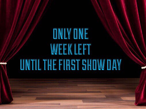 SEARS2016's tweet photo. only one week left until the first day of performances! who's excited? #SEARS2016 | don't forget to keep tweeting us https://t.co/lZJmc7237x