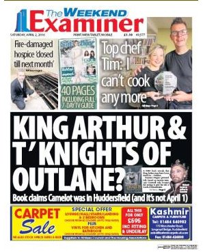 Thank you <a href="/Examiner/">ExaminerLive</a> for putting #penninedragon #kingarthur on the front page!