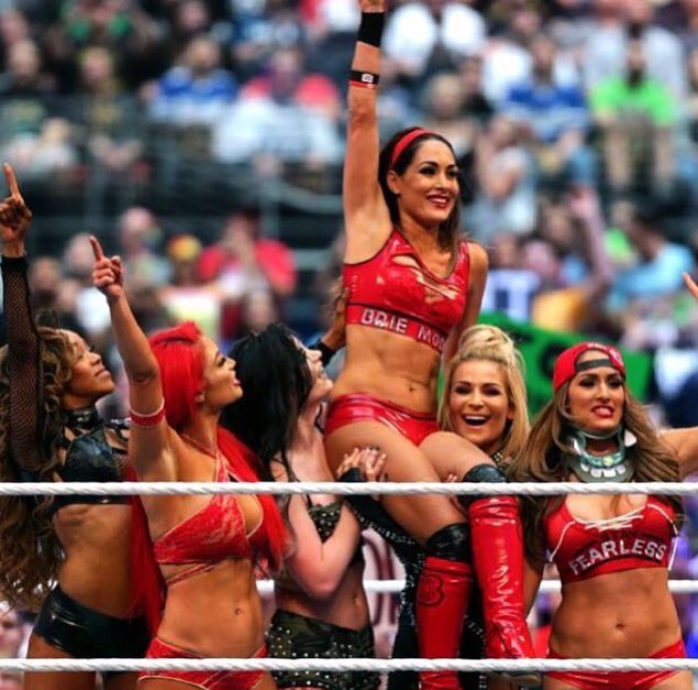 HellishPaige's tweet photo. Gonna miss this chick'! One of the greatest athlete i ever fought #ThankYouBrie 💕😭🙌🏻

[ - @AnEchoingScream - ] https://t.co/uZlRau1LE9