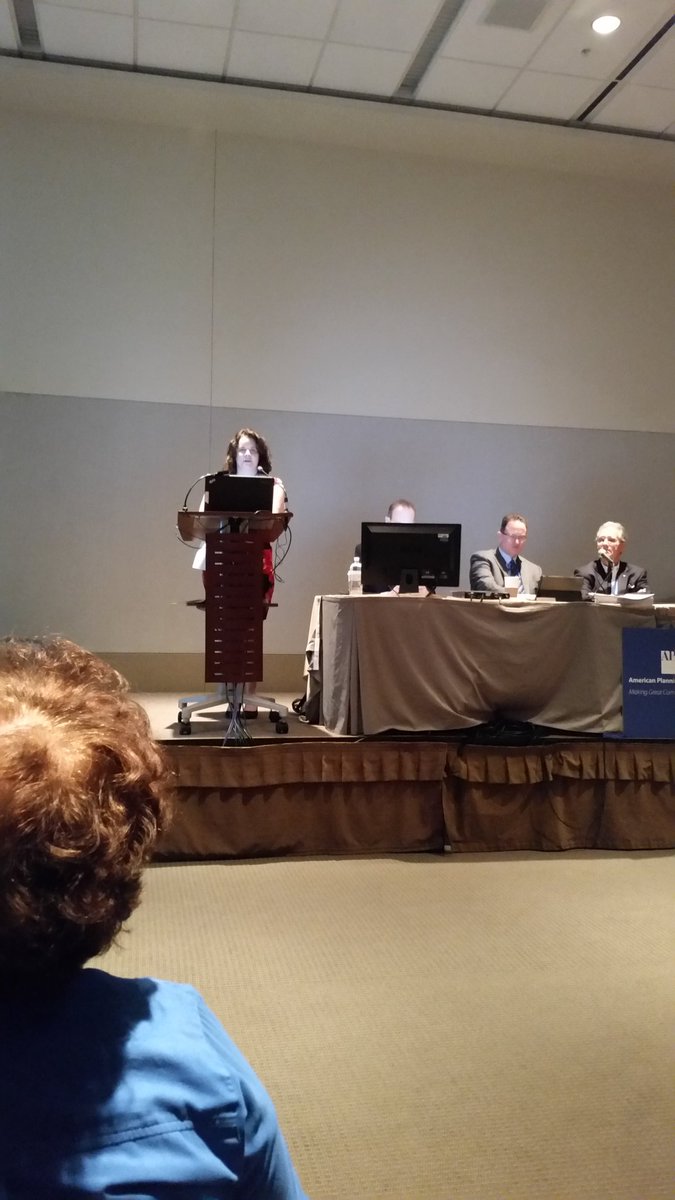 signcodeguy's tweet image. Wendy Moeller explaining the practical implications of temporary #signcode  categories and enforcement #APA16