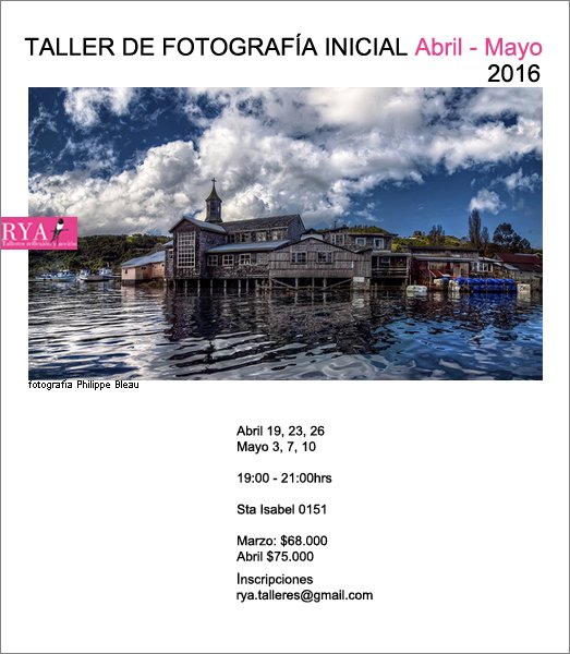RYAtalleres's tweet photo. Aprende fotografía en un taller con práctica en cada sesión y 4 salidas a terreno https://t.co/qapN5ESQXm