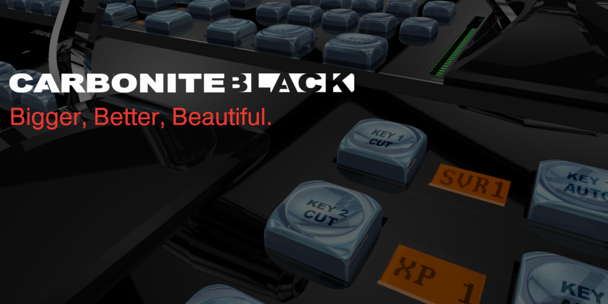 ross_video's tweet image. New #Carbonite Black control panels and a host of new features with V12.0 @NABShow! Booth #N3705 #smartproduction