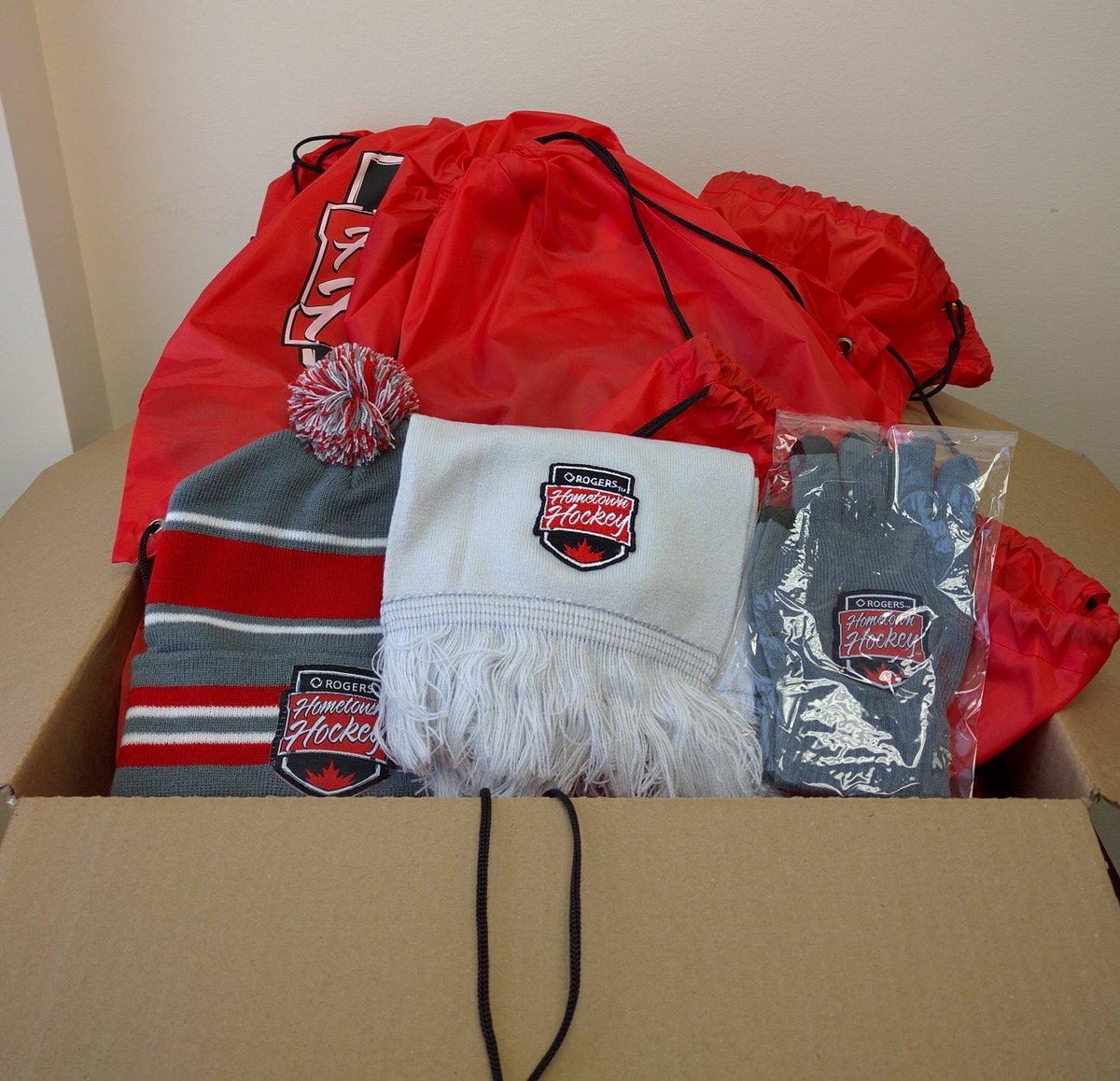 A BIG thank you to Mark from <a href="/DeRoFoundation/">DeRo Foundation</a> for 50+ of child Winter gear! Expect to see many happy children soon!