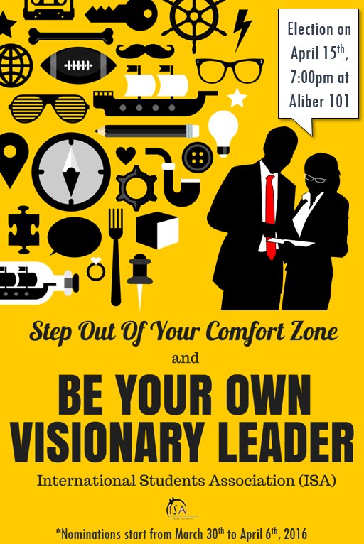 Drake_ISA's tweet image. Nominations are already open now till April 6th. Don't miss the chance to be part of the Executive Committee in ISA!