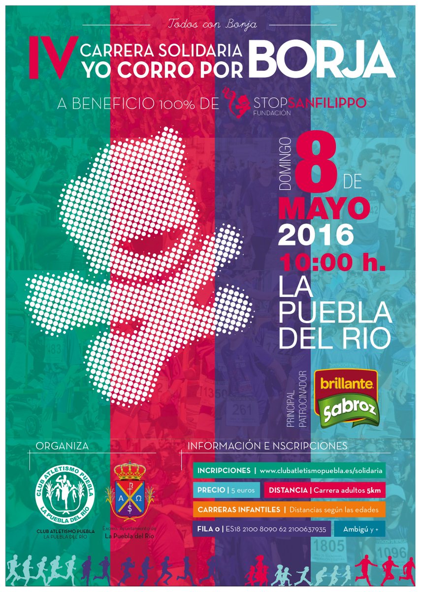 ca_puebla's tweet photo. IV CARRERA SOLIDARIA #YocorroporBorja | Domingo 8 de mayo por la mañana. INSCRIPCIONES: https://t.co/kpLUyMSbCN https://t.co/YrURHwEPcU