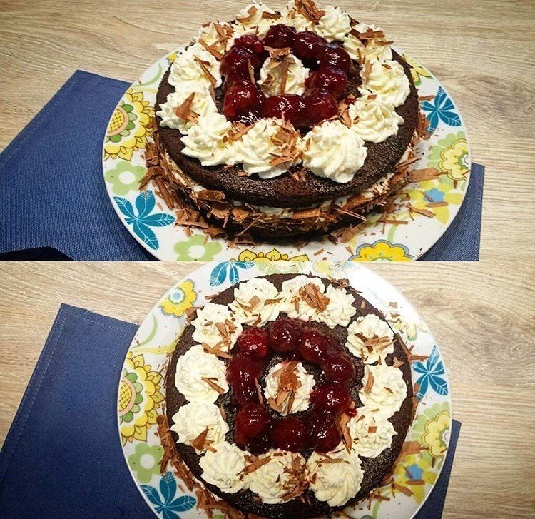 BakingPadTeam's tweet photo. Lovely Chocolate topped with cream #cake #foodporn #baking https://t.co/ZgYjfAR7Xd