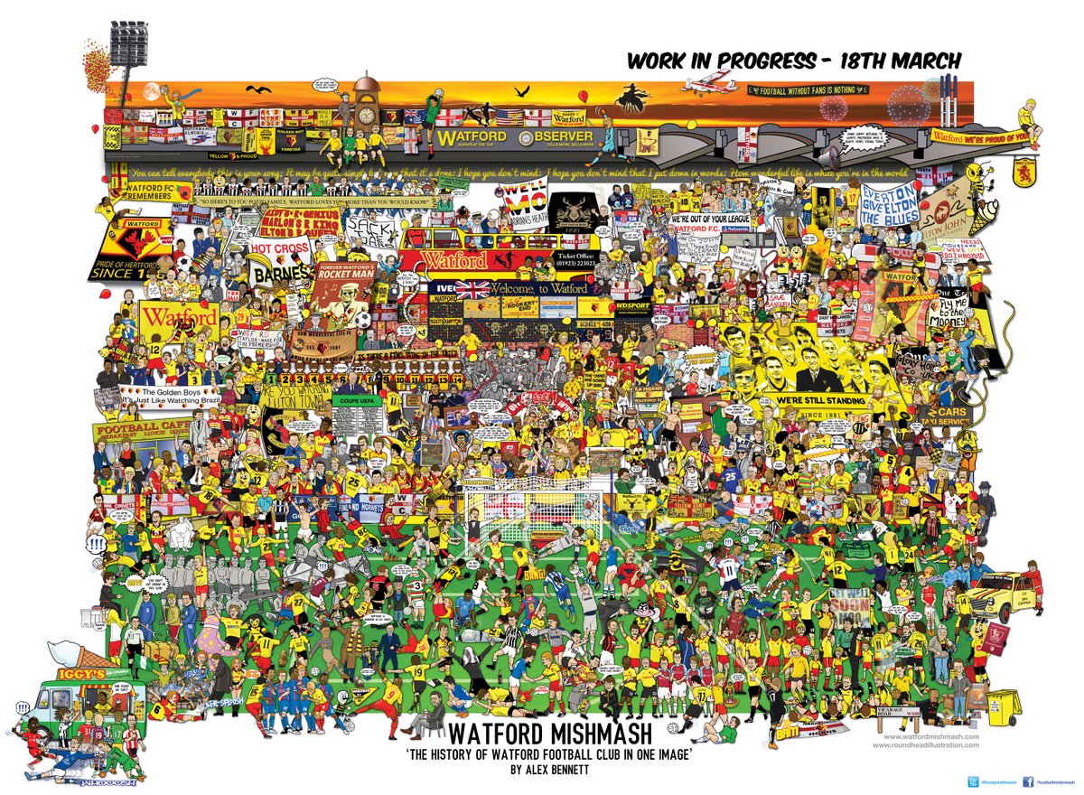 Alex Bennett On Twitter Free Watfordfc Mishmash Poster To The