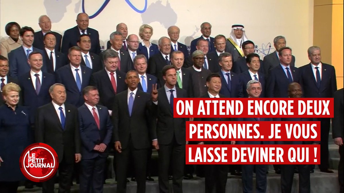 LPJofficiel's tweet image. Juste avant de prendre la traditionnelle photo de famille, Obama fait une remarque.
👉 Et elle est pour nous !
#LPJ