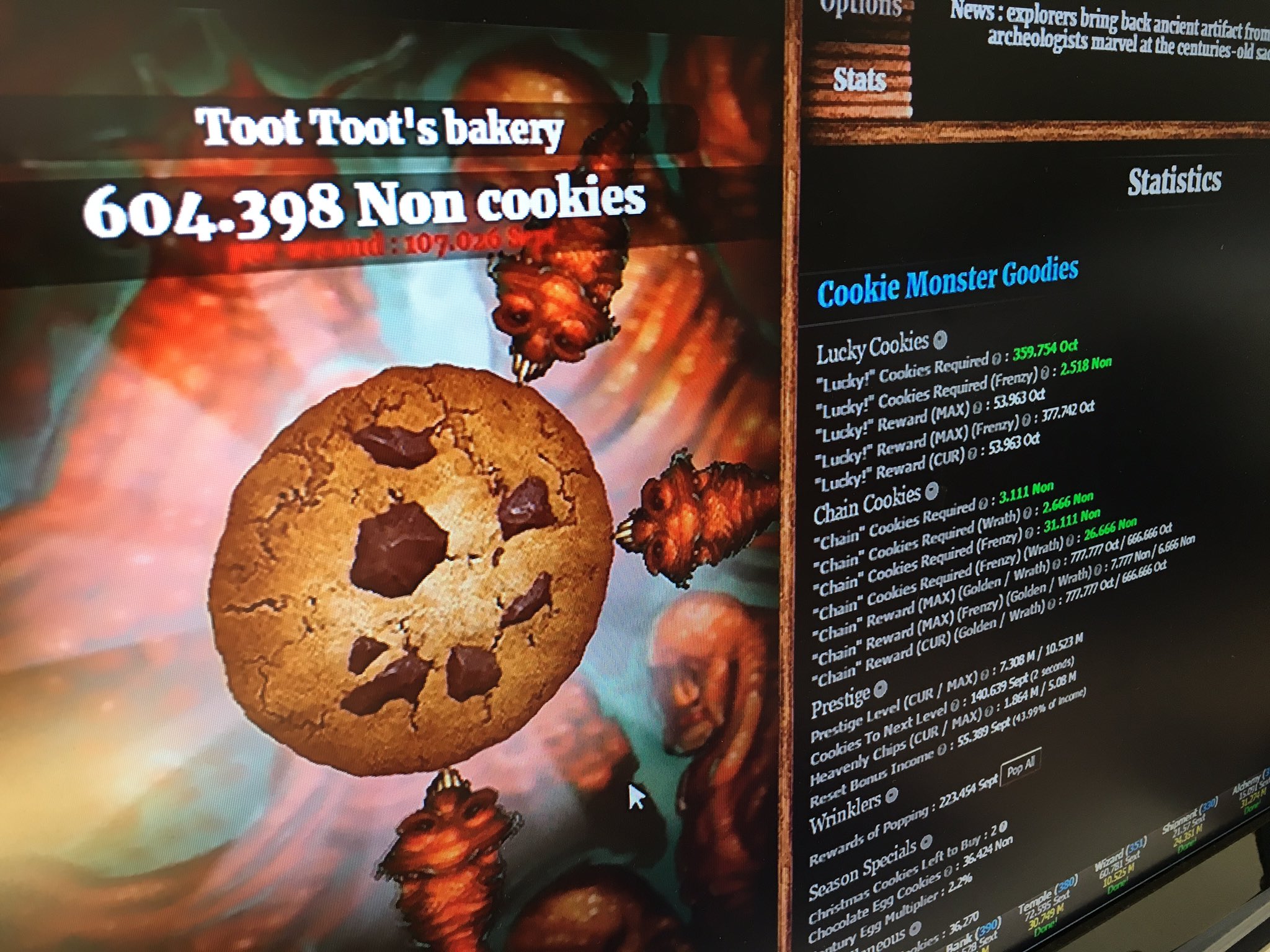 cookie clicker hack golden cookie / X