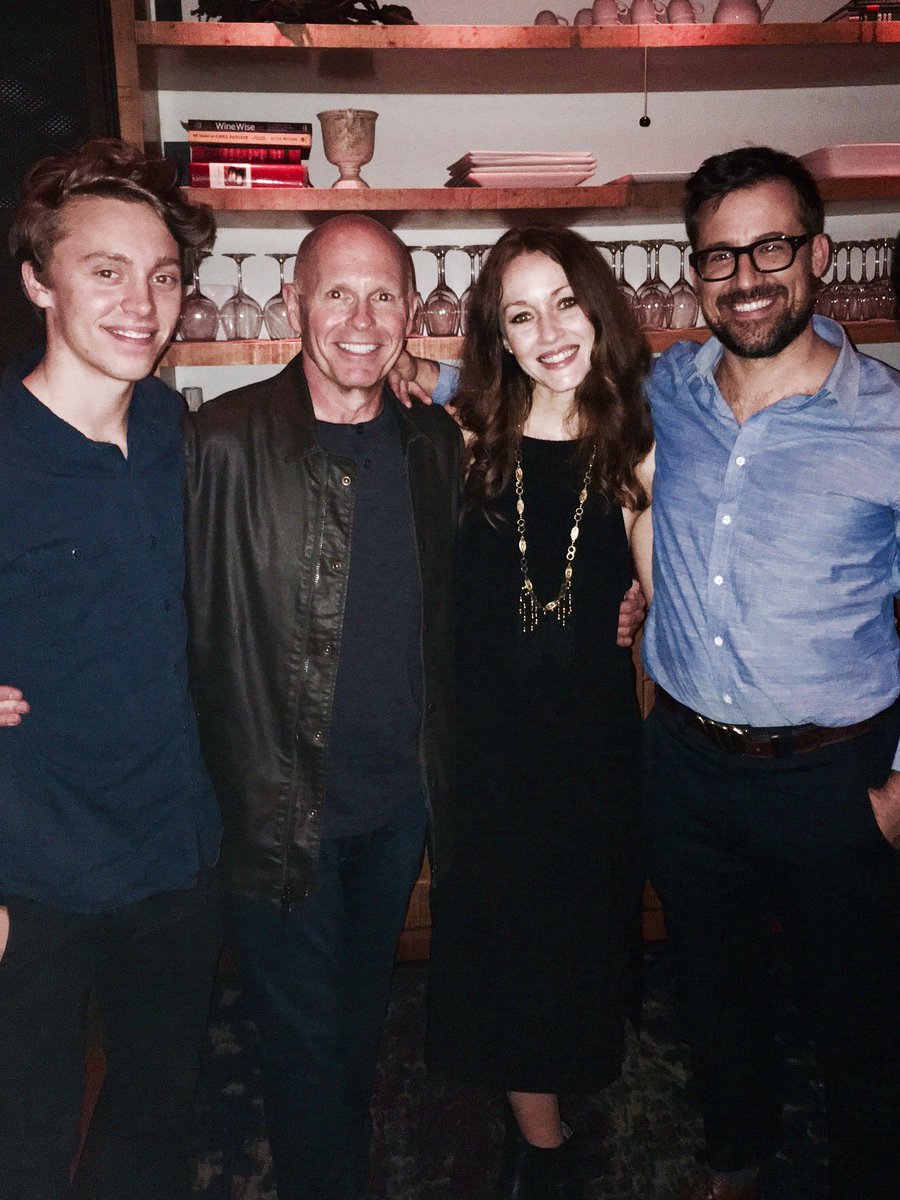 JenniferFerrin's tweet photo. Celebrating #StealingCars w screenwriter @SteveMackaLLAFs. Playing now in NYC &amp; LA. Online April 5! @SonyPictures https://t.co/0PxHxqMSks