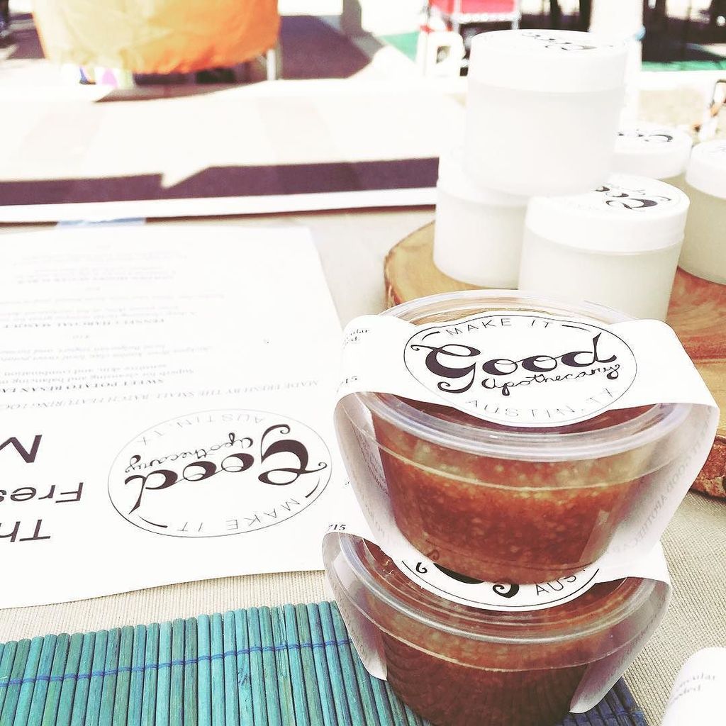 MakeItGoodApoth's tweet image. Had a great first day at @texasfarmersmarket. See you next Sunday! #austintexas #farmtoface