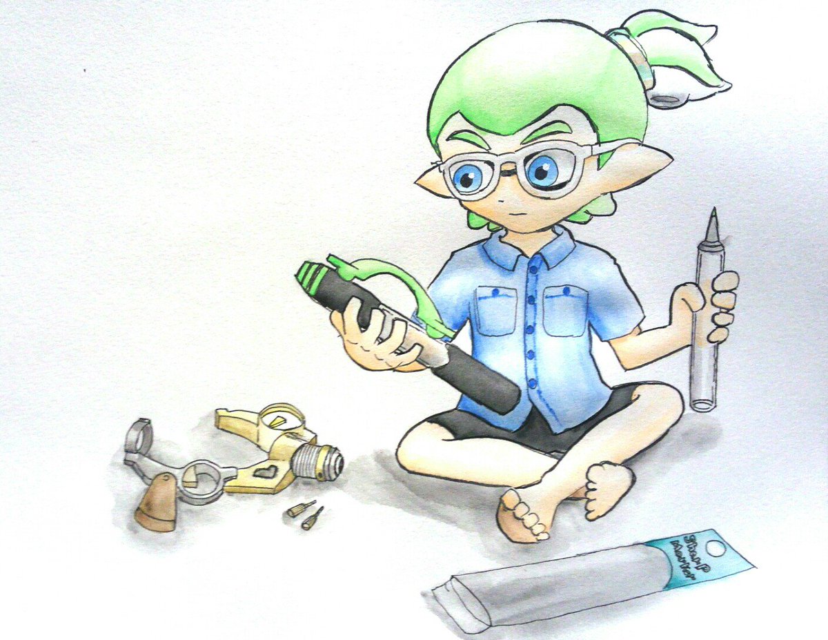 いかぽんず ブキメンテ シャープマーカーのブキメンテ 替え芯してるだけなような T Co Jj4zlm8i2v