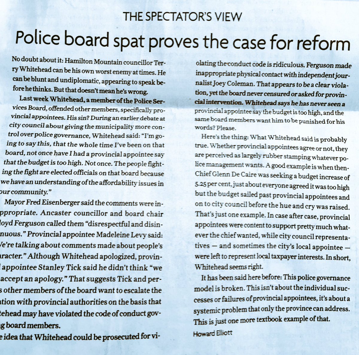 cable14's tweet photo. #C14RT @LauraBabcock: @TheSpec NAILED it @terrywhitehead @JoeyColeman will discuss on tomorrow's OShow on #Cable14 https://t.co/nqhwQNnTXw