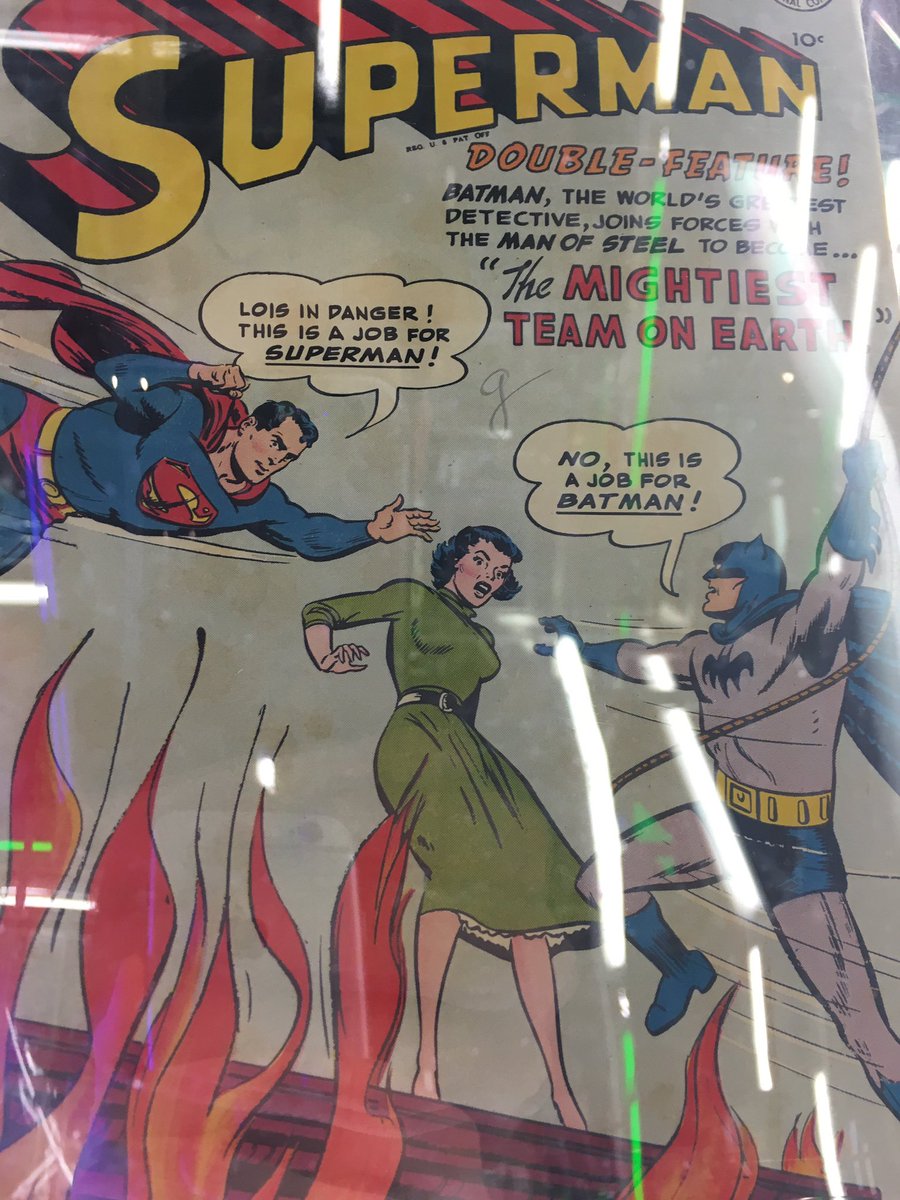 ImposCollection's tweet photo. Another reason for #BatmanvSuperman? From the #impossiblecollection #batman #superman #comics https://t.co/3ZETCbj8BV