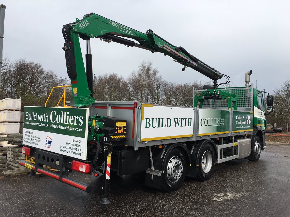 Translease's tweet image. @Collier_Catch look delivery of their new truck today. @DAFTrucksUK DAF @Fassi_cranes