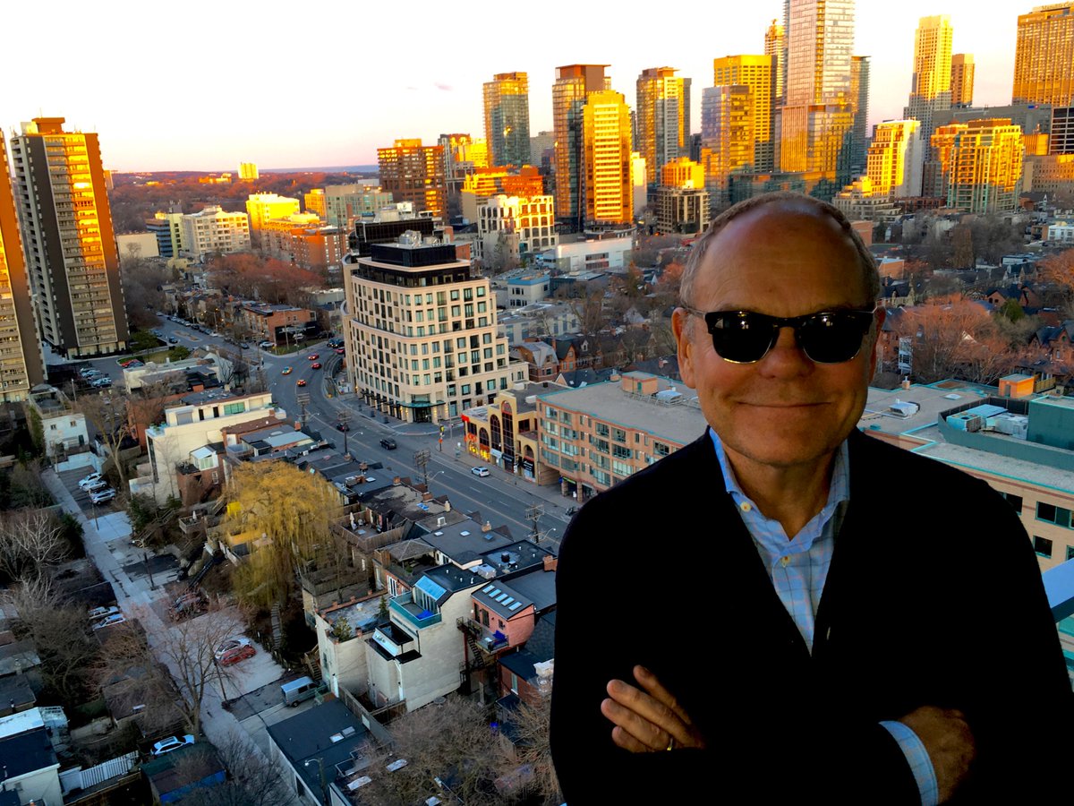 dtapscott's tweet image. The weather has #AprilFooled us. To think this picture was taken only a couple days ago from my balcony in #Toronto