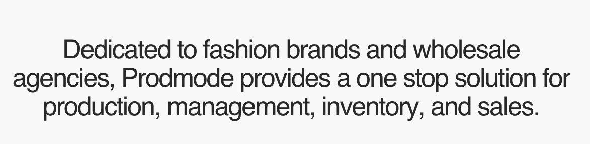 Prodmode's tweet image. We know what brands need to get organized. Email us today: sales@prodmode.com
#fashionERP #FashionProduction