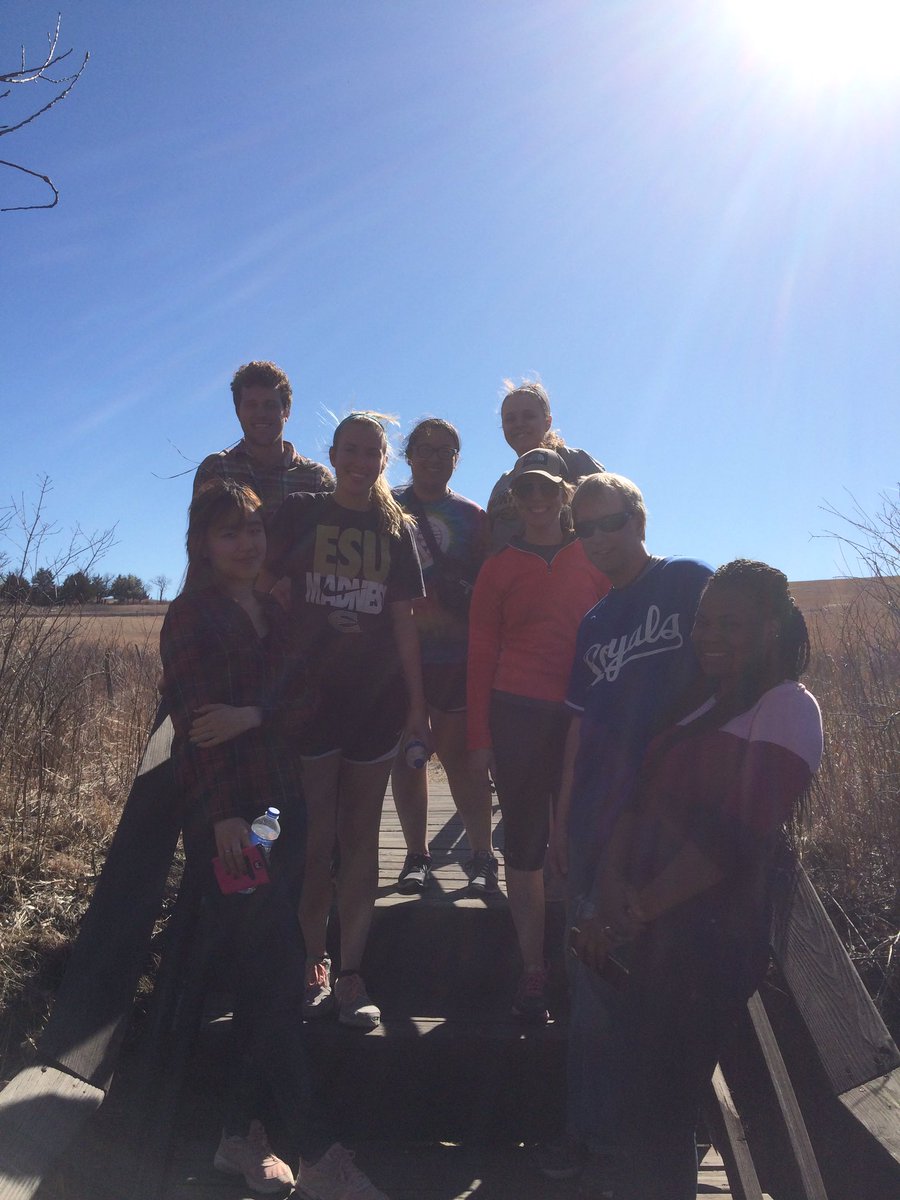ESUStuFo's tweet photo. Went on an adventure at the Tallgrass Prairie National Reserve! https://t.co/vI91Rkamy1