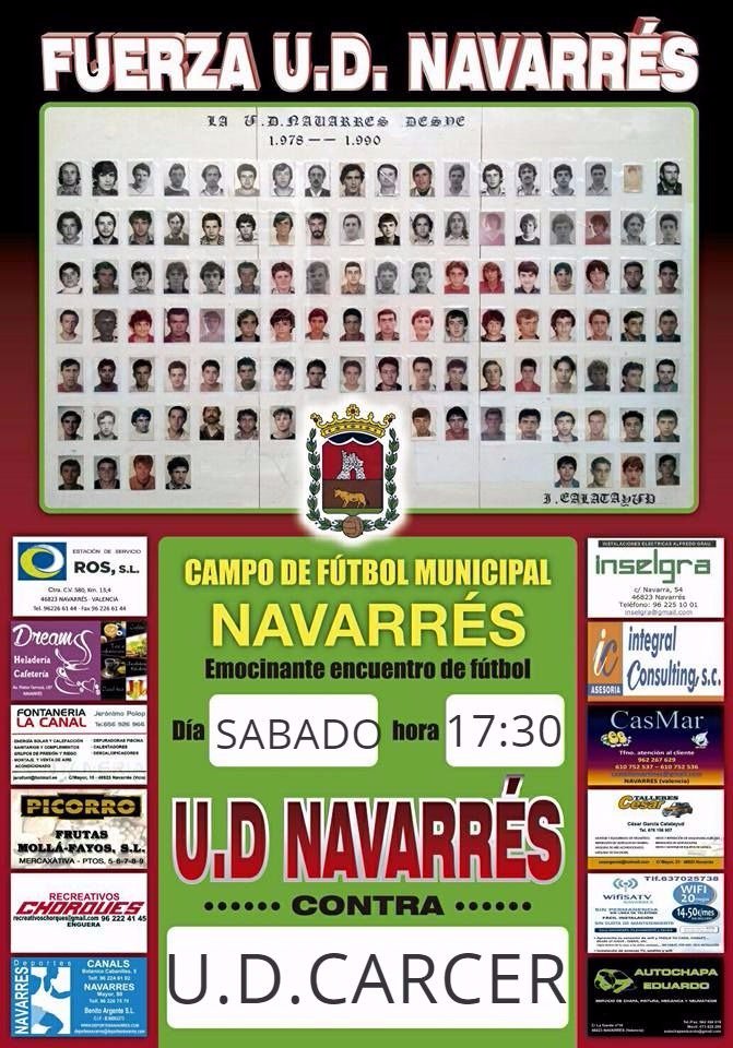 UDFNAVARRES's tweet photo. Partido importantisimo este find semana contra @UdCarcer 
necesitamos  mas que nunca a toda la aficion! Vamos U.D! https://t.co/V4j10GyK5N