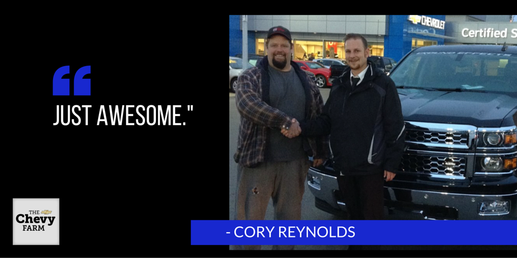wolfechevrolet's tweet photo. Just Awesome!
Thanks Cory! You Rock!
#CustomersRock #ChevyFarm #Yeg https://t.co/9AG0mWu6cO