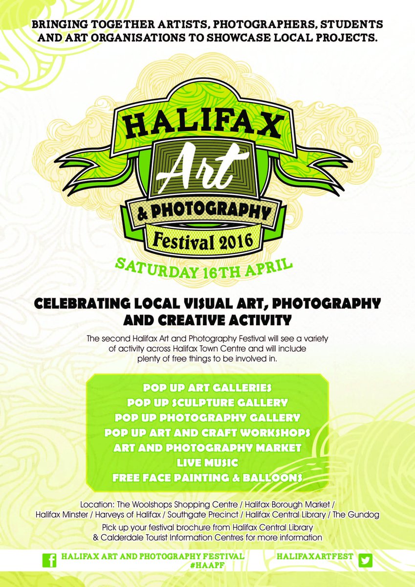 halifaxartfest's tweet photo. **FESTIVAL BROCHURE AVAILABLE NOW**

...collect from @CMBClibraries &amp; plan your #HAAPF trail https://t.co/FQILBccyU1 https://t.co/VFKaG3wWgj