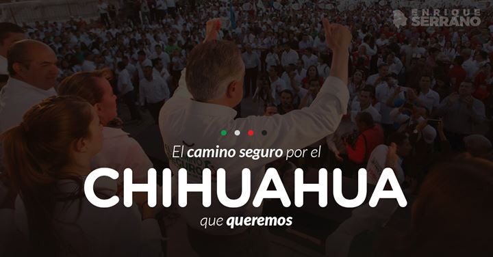 EnriqueSerranoE's tweet photo. Creo en la capacidad y voluntad de los chihuahuenses para tener un estado más próspero y fuerte. #ElCaminoSeguro https://t.co/oBfPZ8CvYj