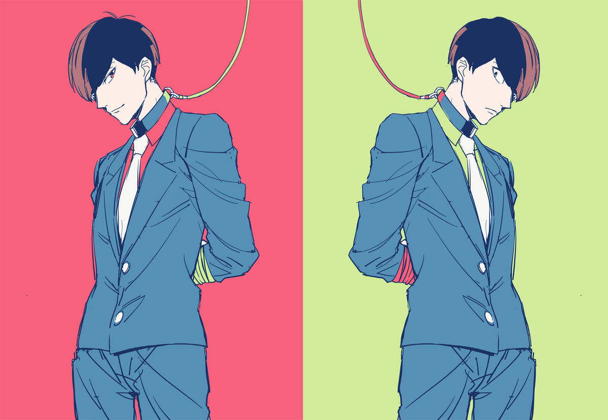 松野おそ松 「独占 」|めとのイラスト