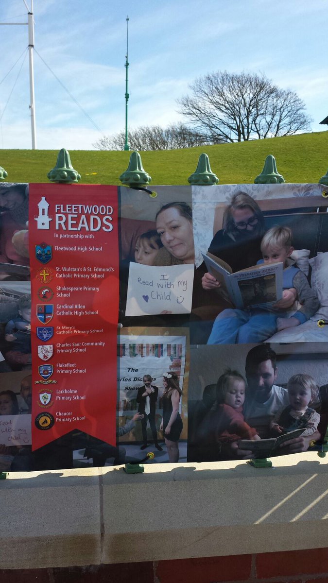 FleetwoodReads's tweet photo. Another banner to promote reading in Fleetwood. Keep your eyes peeled &amp; tweet if you see any! #FleetwoodReads https://t.co/DMyMjQLlfc