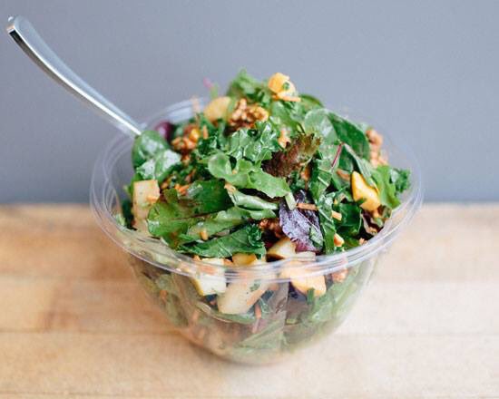 Have a fresh start to the week with this Pear, Apple, Walnut Salad via #UberEATS order now