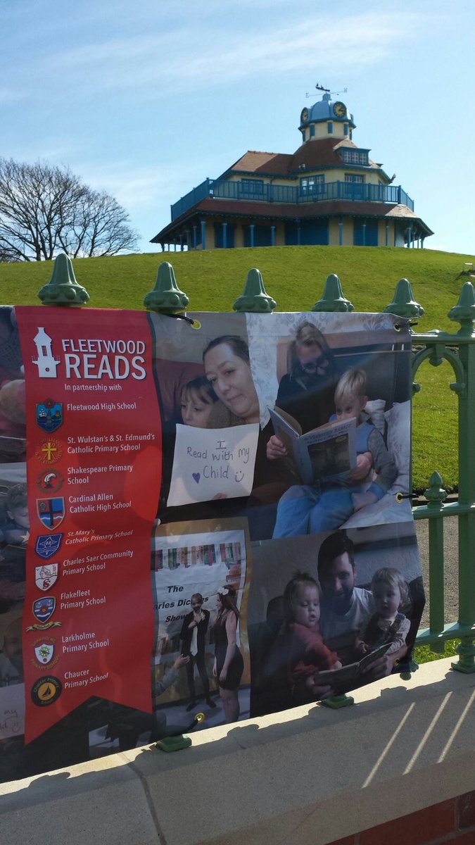 FleetwoodReads's tweet photo. Another banner to promote reading in Fleetwood. Keep your eyes peeled &amp; tweet if you see any! #FleetwoodReads https://t.co/DMyMjQLlfc