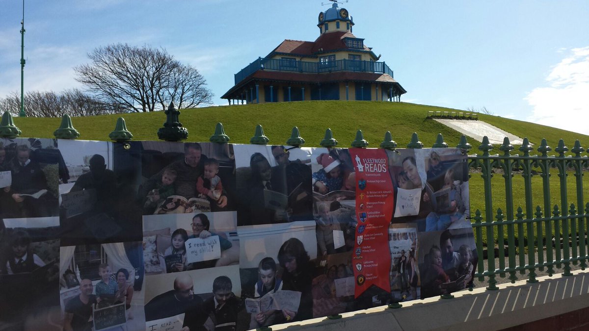 Another banner to promote reading in Fleetwood. Keep your eyes peeled &amp; tweet if you see any! #FleetwoodReads