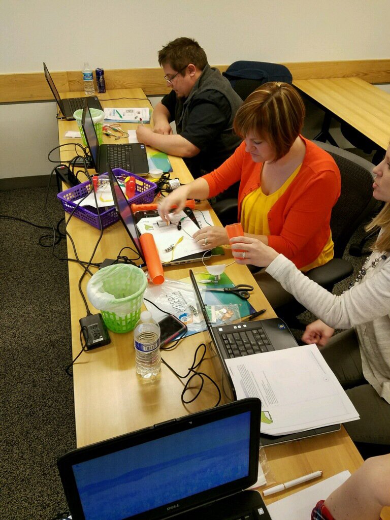 cyber_dot_org's tweet photo. LIVE from Arlington, Virginia! #CyberCamp2016 PD in full swing! #stem #cyber #stemeda #cyberliteracy https://t.co/IAFdSxN1yY