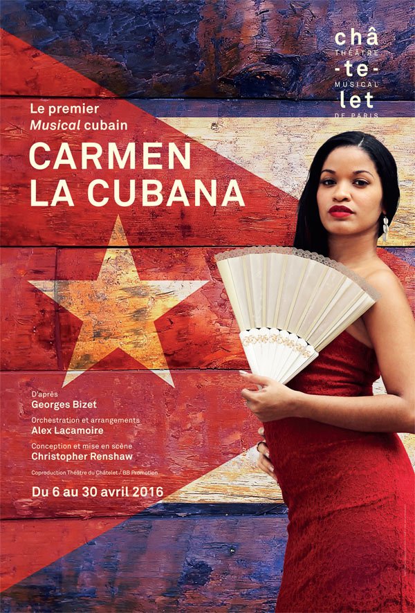 🎤 #Paris meets #Cuba: «Carmen, la Cubaña» from April 6-30 (🎫 € 24-96) at <a href="/theatrechatelet/">Théâtre du Châtelet</a> paris-tourist.com/c579.