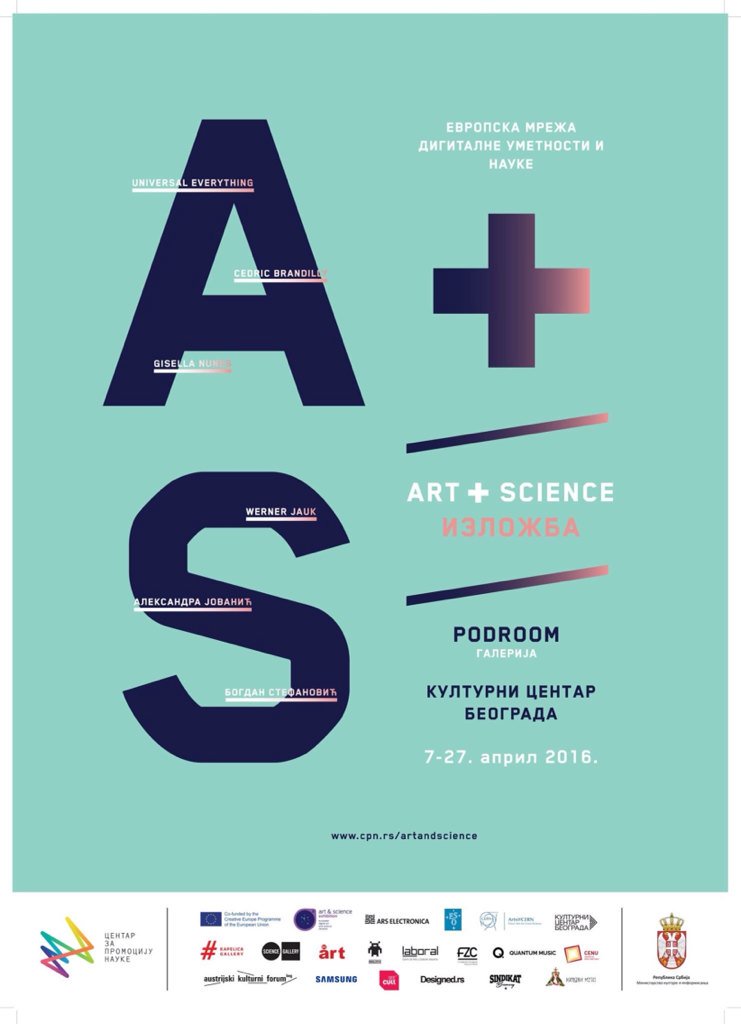 7. april u 19.30 otvaranje izlozbe Art &amp; Science <3