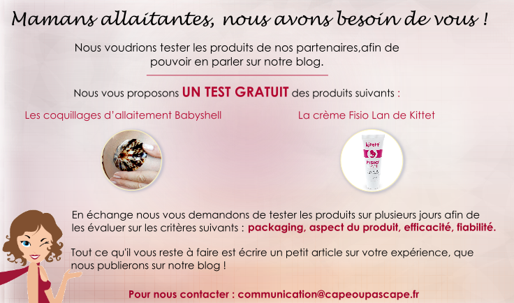 Laitdy_Jo's tweet photo. On a besoin de vous les filles ! :-) #testproduit #kitett #babyshell #allaitement https://t.co/NrhevL6I6V