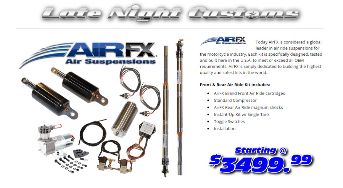 WeAreLNC's tweet photo. Get your air ride installed now just in time for #MyrtleBeachBikeWeek #AirRide #CustomMotorcycles https://t.co/NSLBy7A76x