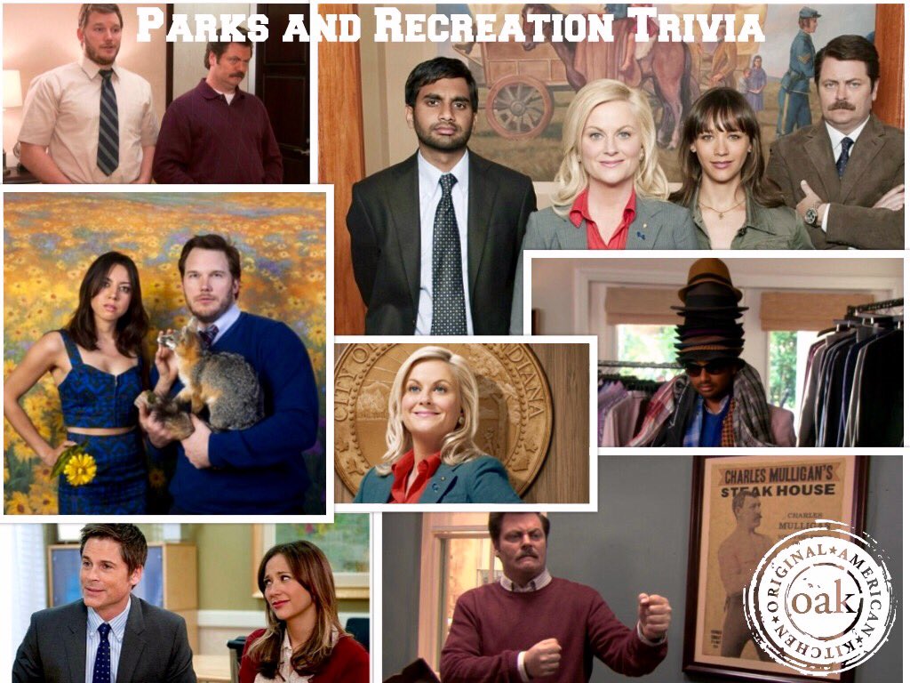 OAKgainesville's tweet photo. Treat yourself to Parks n Rec trivia this Tuesday night at Oak! https://t.co/lhTGy80C4m