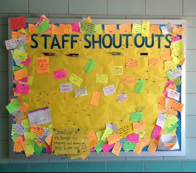 An idea for showing appreciation for the things staff do... #staffmoral #Autism