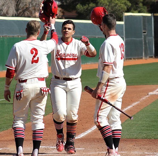 MSUBeavers's tweet photo. .@SalRodriguez21 has 2nd most home runs in the NSIC this year and the most of any freshman with 7 dingers. #NSICBase https://t.co/F9qKRzltQm