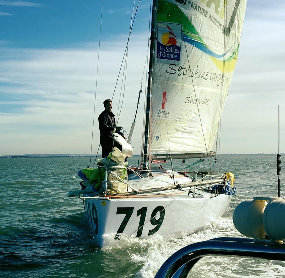 I've arrived in Lorient for the first race of my season this Saturday. It was tough at times! #readysetsail