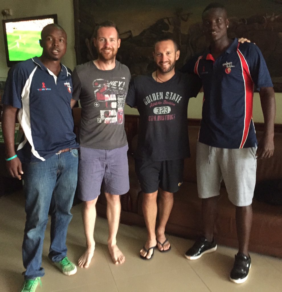 greatcwbcycle's tweet image. Despite torrential rain &amp;amp; a difficult cycle we made it to Kampala &amp;amp; met some more @CWBafrica legends -Emma &amp;amp; Jackson