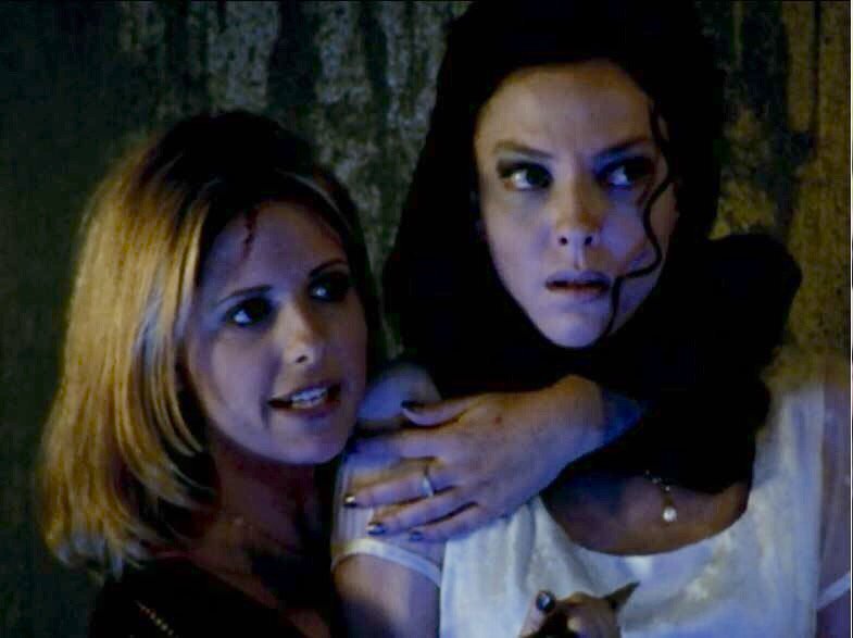 Buffy: Now, you let everyone out or your girlfriend fits in an ashtray. 
Drusilla: Spike? #BtVS