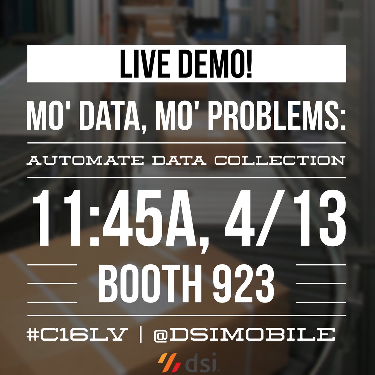 How much money are you wasting with manual data collection? We'll show you a better way with a live demo at #C16LV