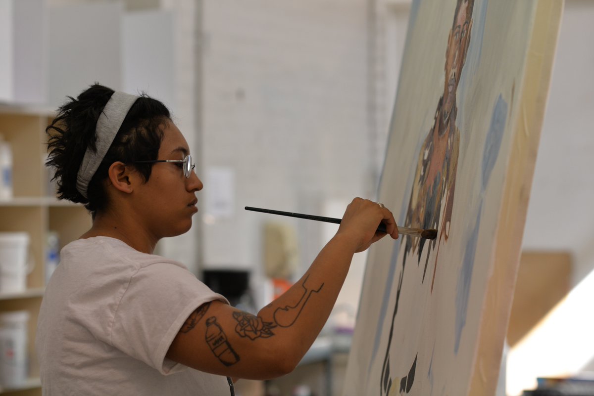 UNLDigitalarts's tweet photo. #Mondaymorning #painting is amazing with these #UNLarts students. #UNL https://t.co/X1ag2TsLcd